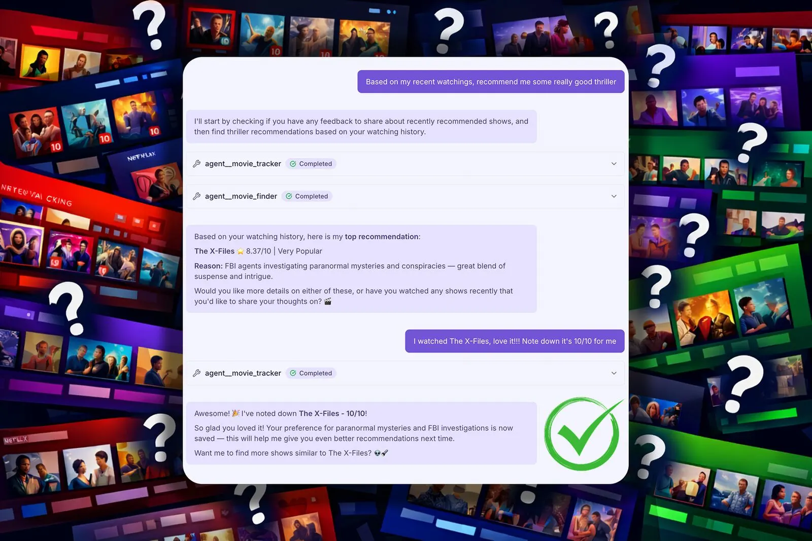 A self-hosted movie recommendation agent with LightRAG and MCP