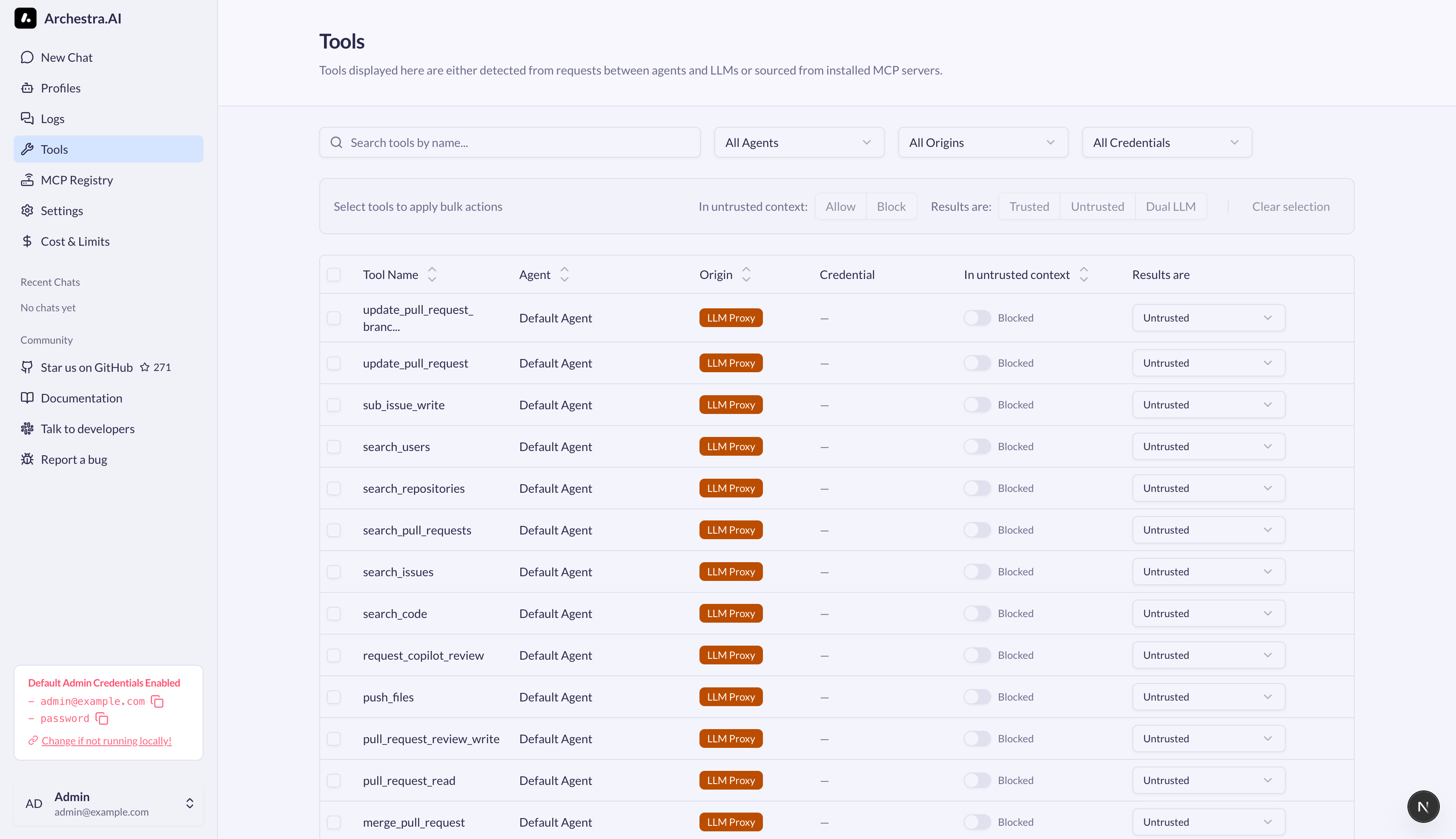 Platform Tools Management